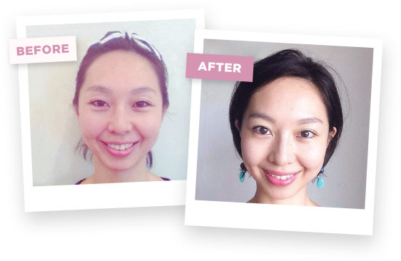 Face Yoga, Before and After